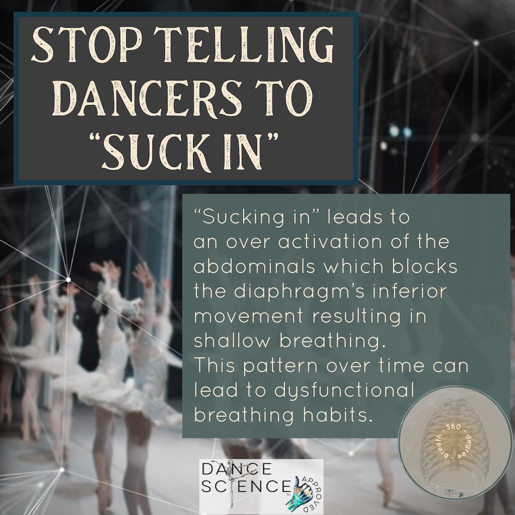 stop telling dancers to suck in dance science approved